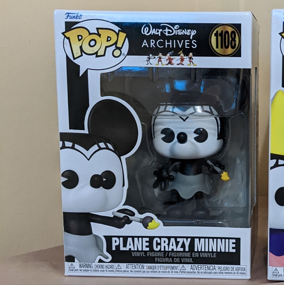 Funko Pop Disney Princess Minnie Mouse Plane Crazy 1108